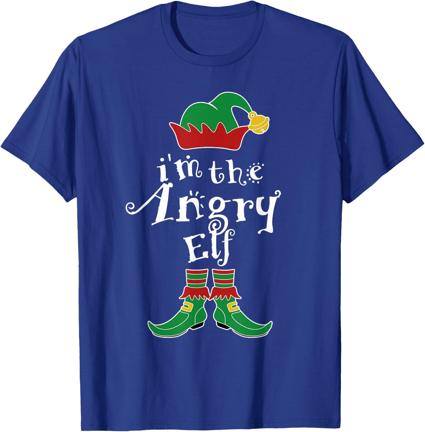 I'm The Angry Elf Family Matching Funny T-Shirt - T-Shirt | Royal