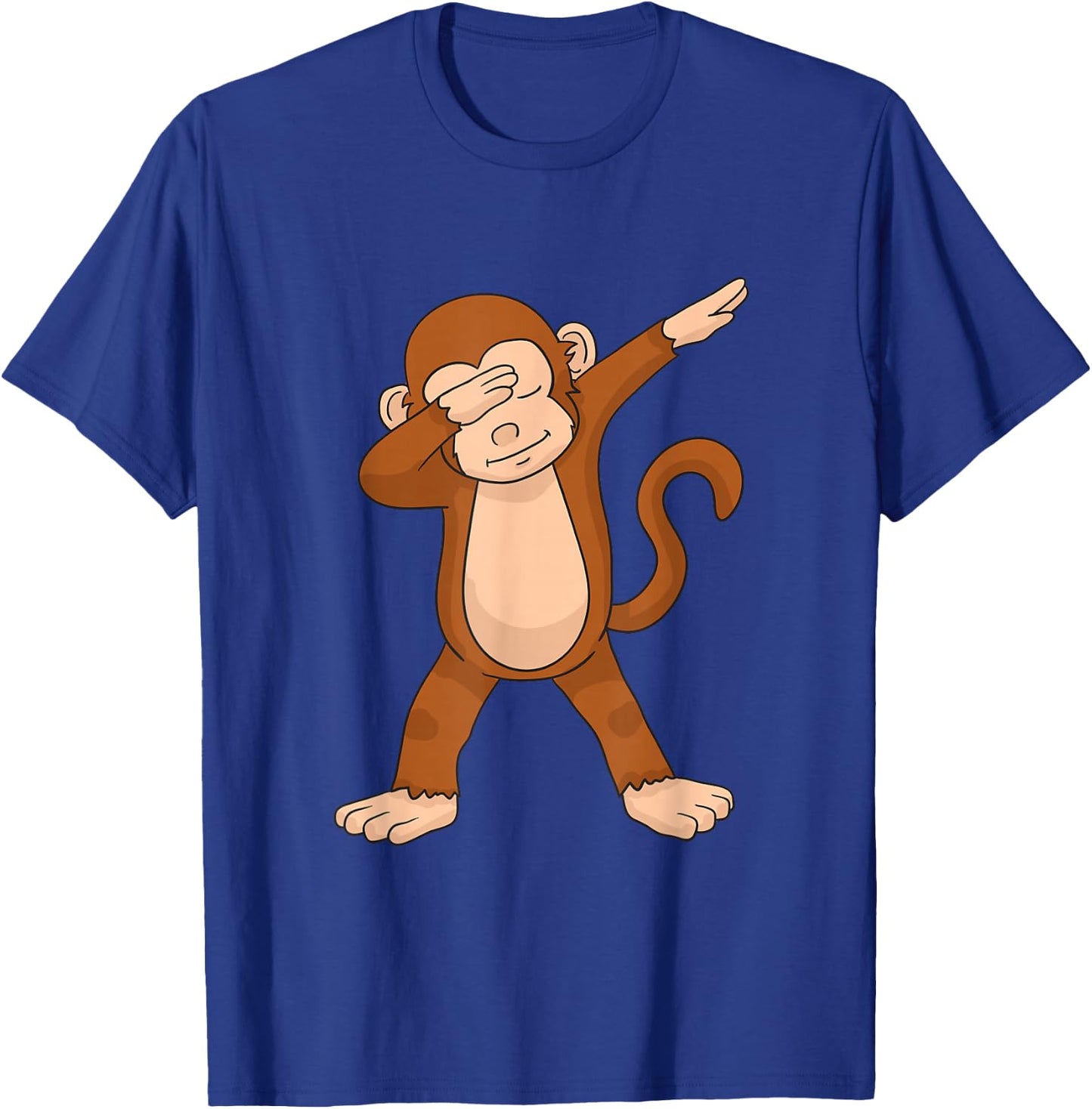 Dabbing Monkey Funny Dab Gift T-Shirt - T-Shirt | Royal