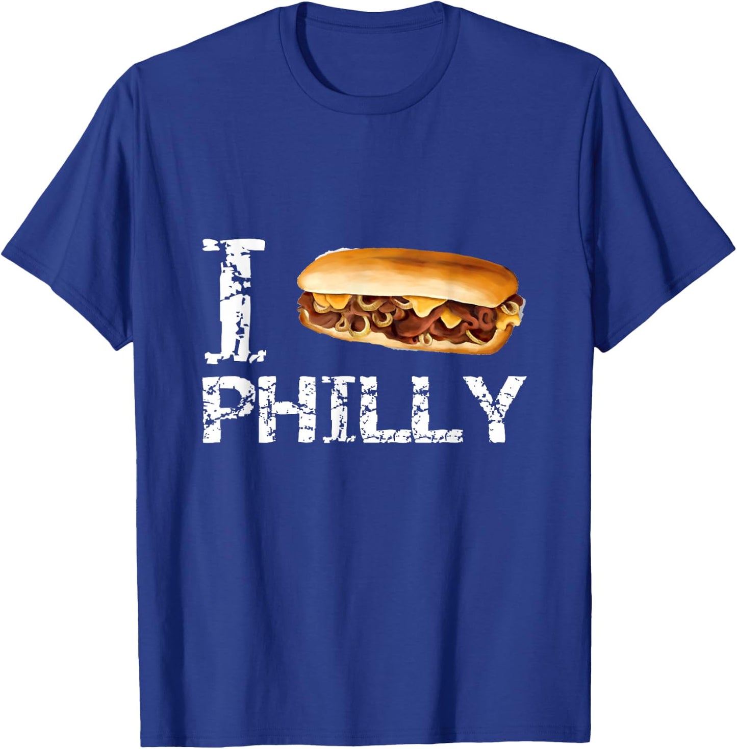 Official I Love Philly Cheesesteak Shirt T-Shirt - T-Shirt | Royal
