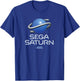 SEGA Saturn logo video game T-Shirt - T-Shirt | Royal