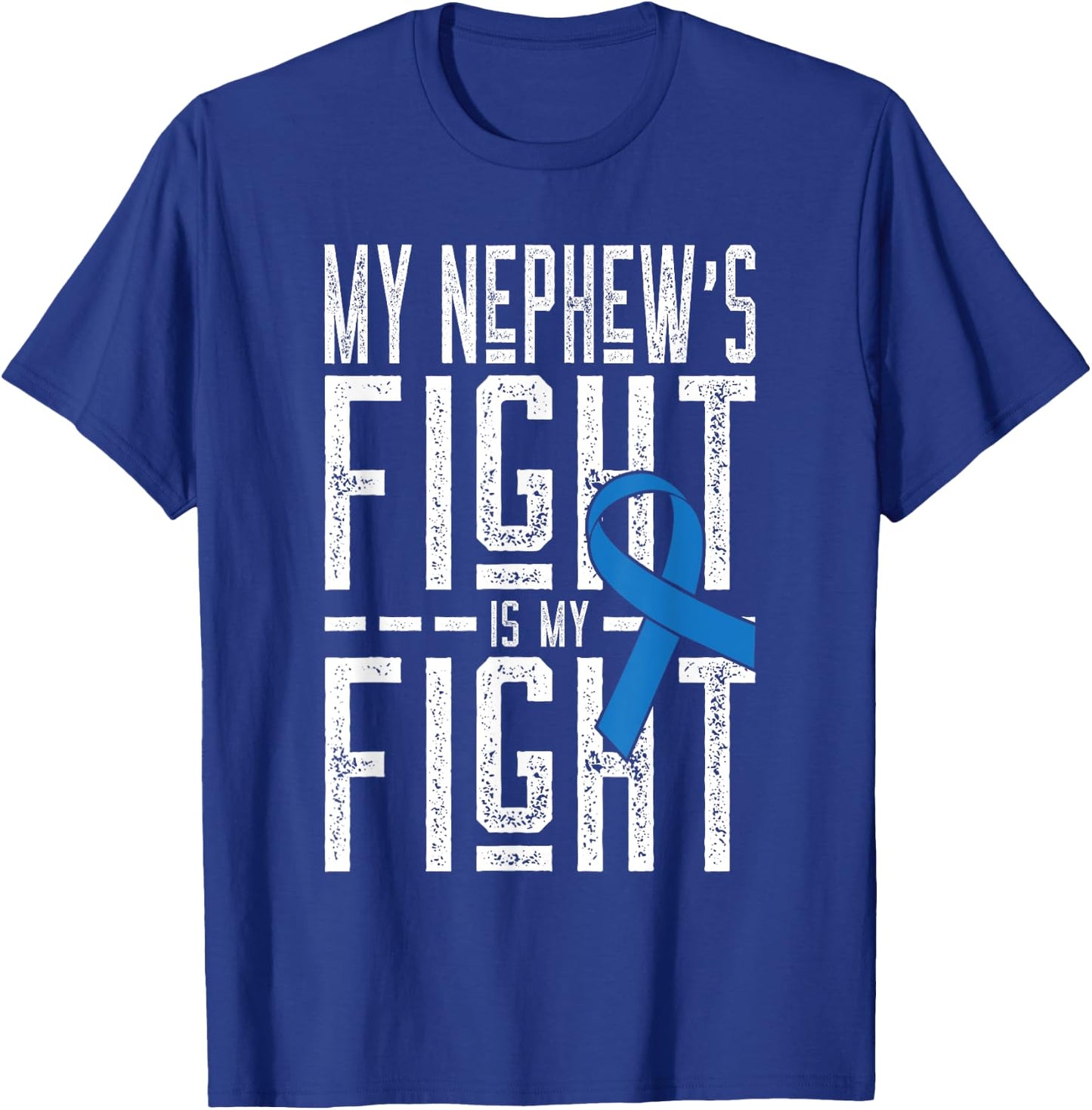 T1D Diabetic Nephew Shirt Juvenile Diabetes Aunt or Uncle T-Shirt - T-Shirt | Royal