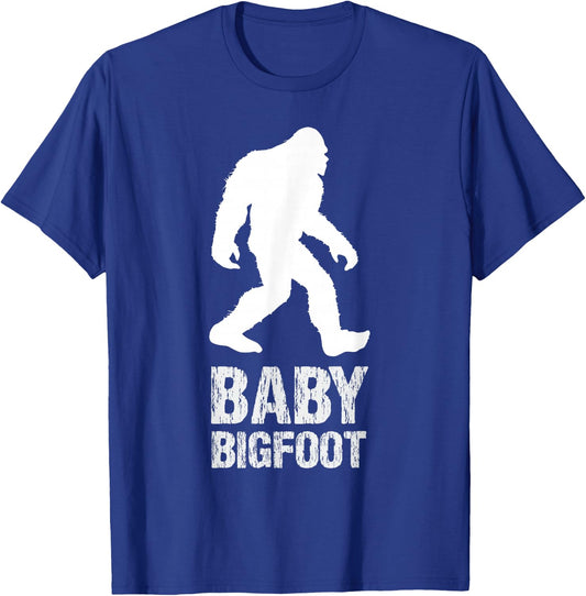 Baby Bigfoot Funny Little Sasquatch Humor Children Graphic T-Shirt - T-Shirt | Royal
