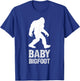 Baby Bigfoot Funny Little Sasquatch Humor Children Graphic T-Shirt - T-Shirt | Royal