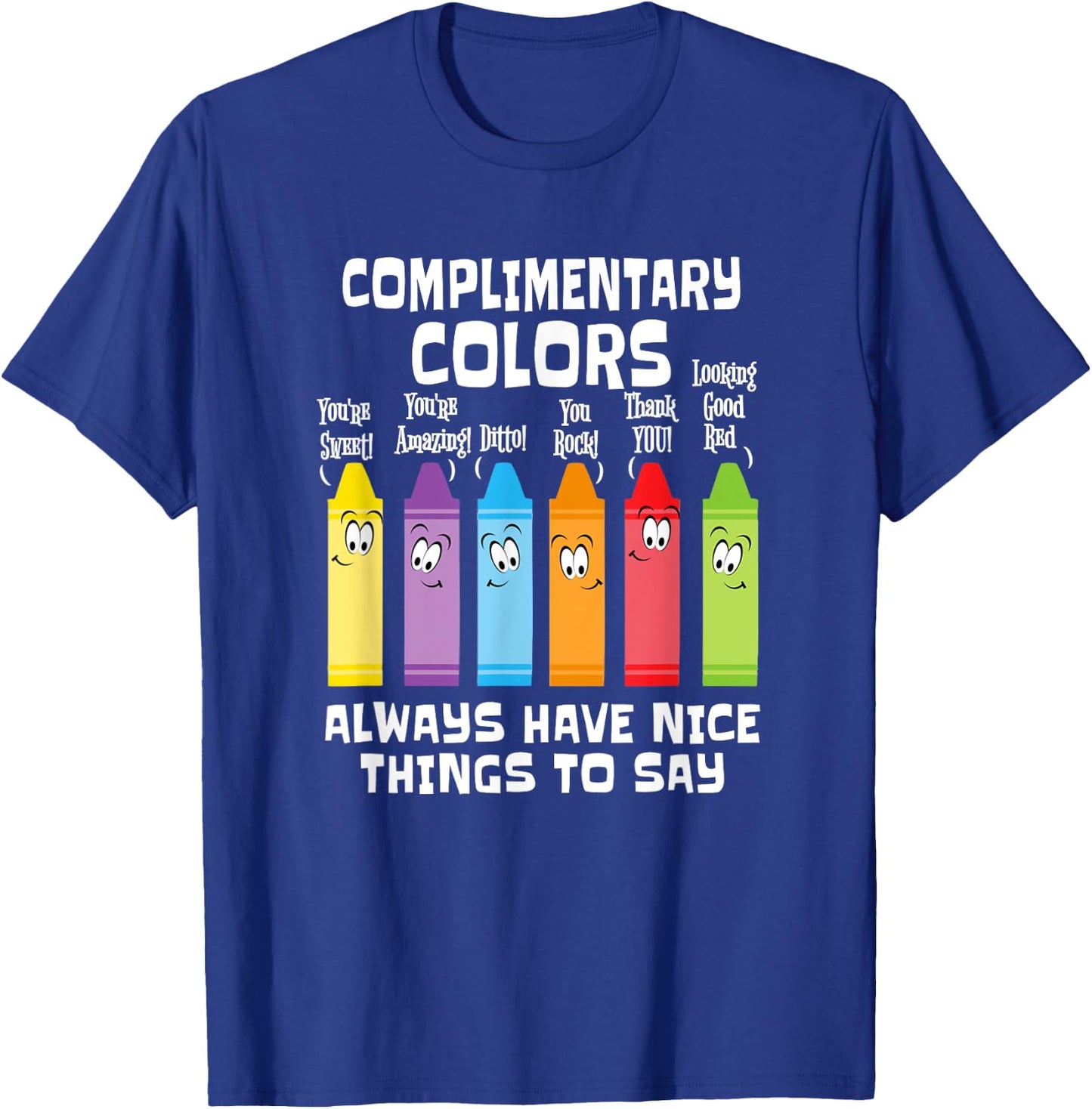Funny Artist Art Teacher Gift School Artist Joke T-Shirt - T-Shirt | Royal