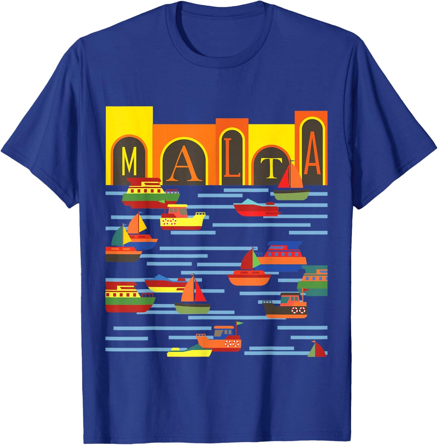 Port Island Malta T-Shirt - T-Shirt | Royal