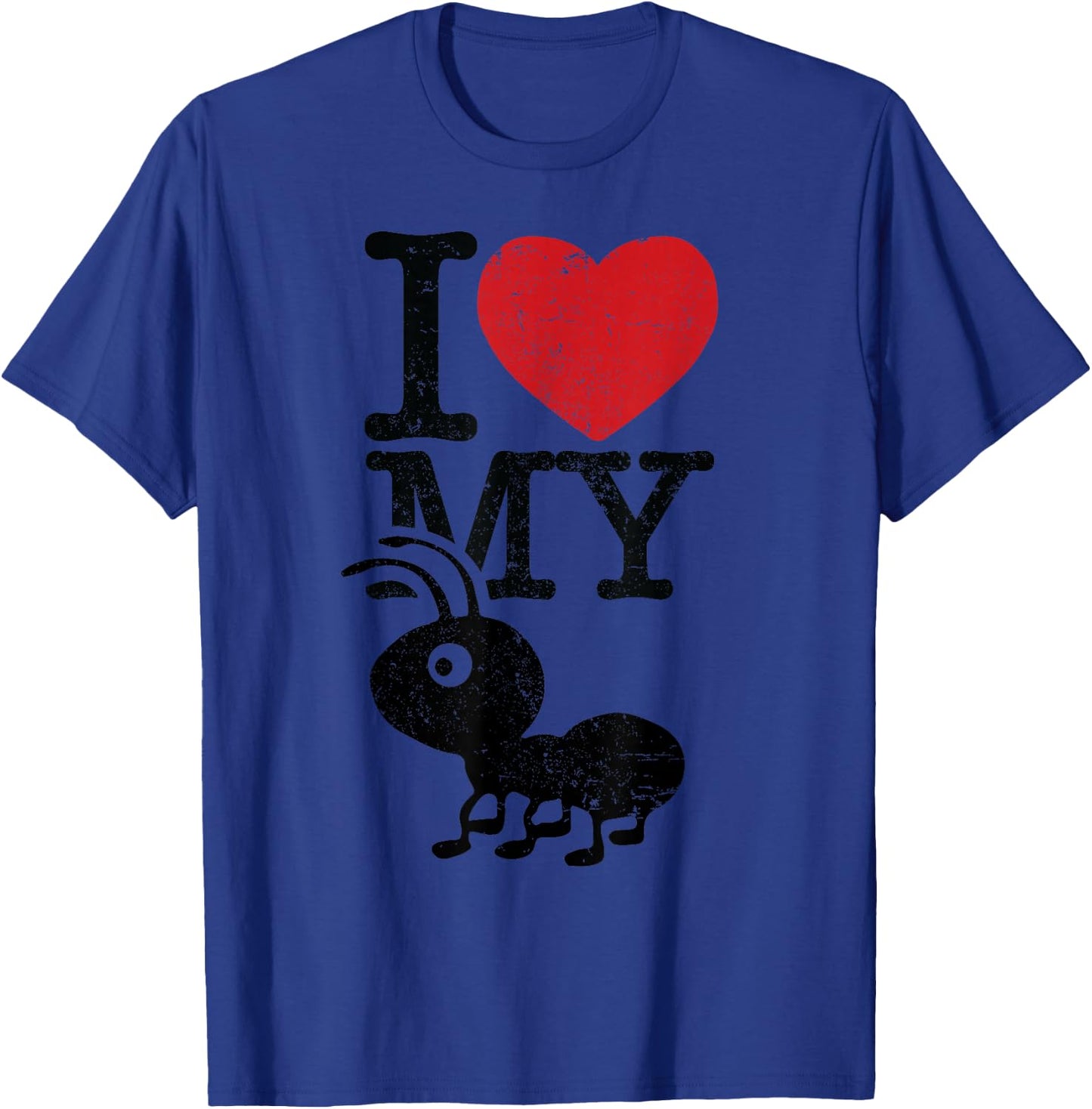 I Love My Ant Aunt Funny Auntie Heart Gift Niece Nephew T-Shirt - T-Shirt | Royal