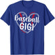 Baseball Gigi Heart Gigi Of A Baseball Player Gigi T-Shirt - T-Shirt | Royal