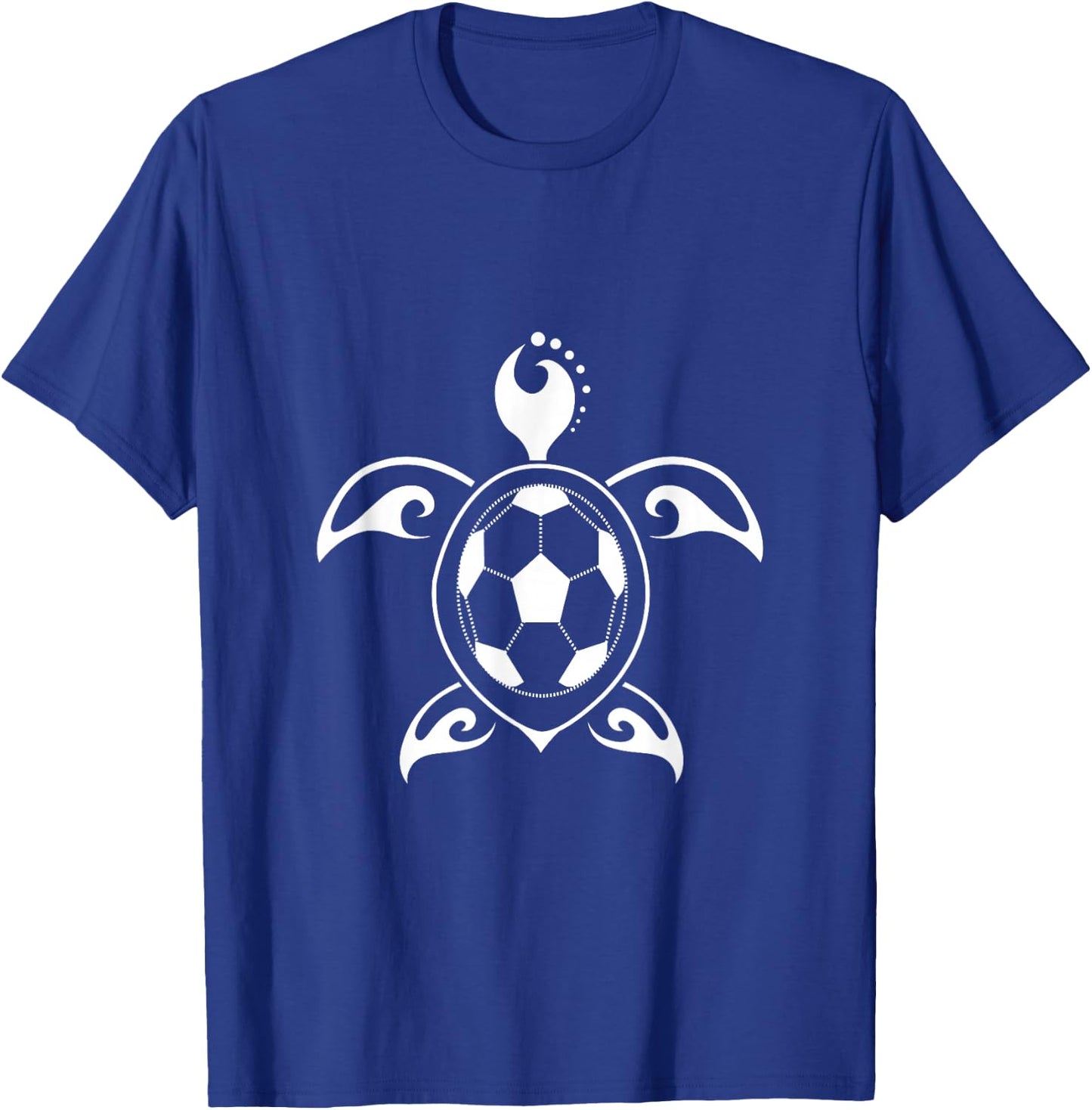 Cute Football Sea Turtle T-Shirt - T-Shirt | Royal