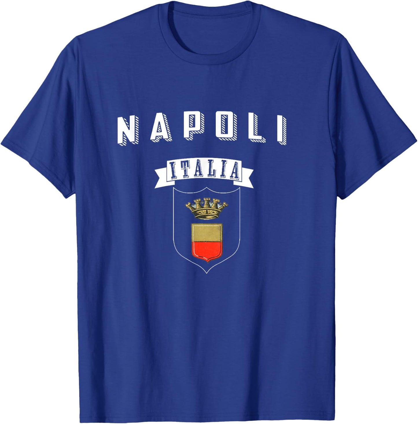 Napoli Italia T Shirt Naples Italy Jersey T-Shirt - T-Shirt | Royal