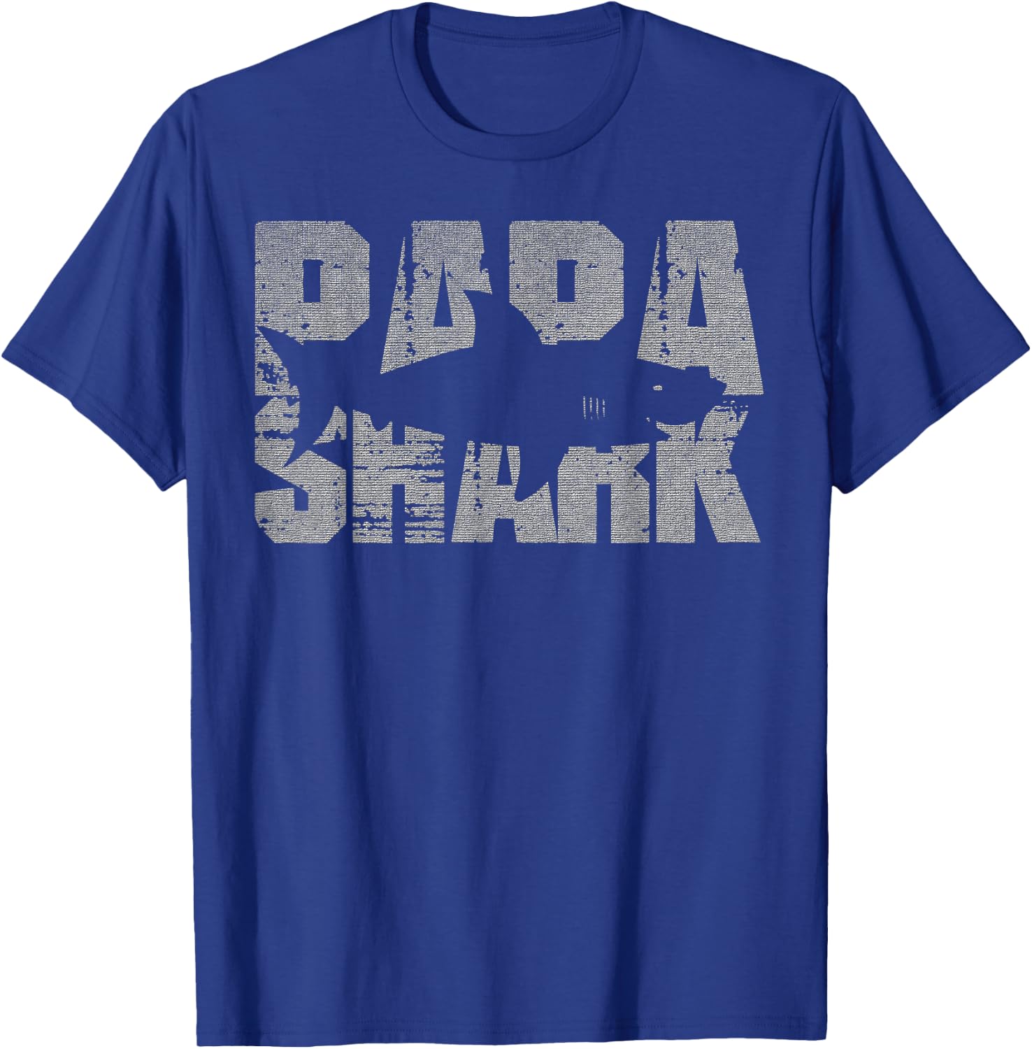 Papa Shark Matching Family Funny Shark Design T-Shirt - T-Shirt | Royal