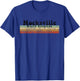 Vintage 1980s Style Mocksville, NC T-Shirt - T-Shirt | Royal