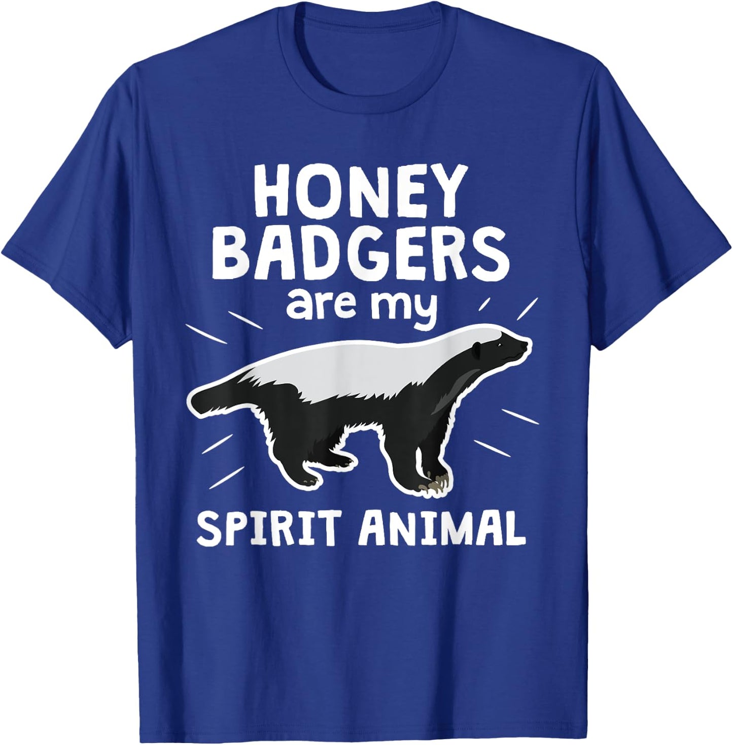 Honey Badger Spirit Animal Clothing Apparel Art Gift Kids T-Shirt - T-Shirt | Royal