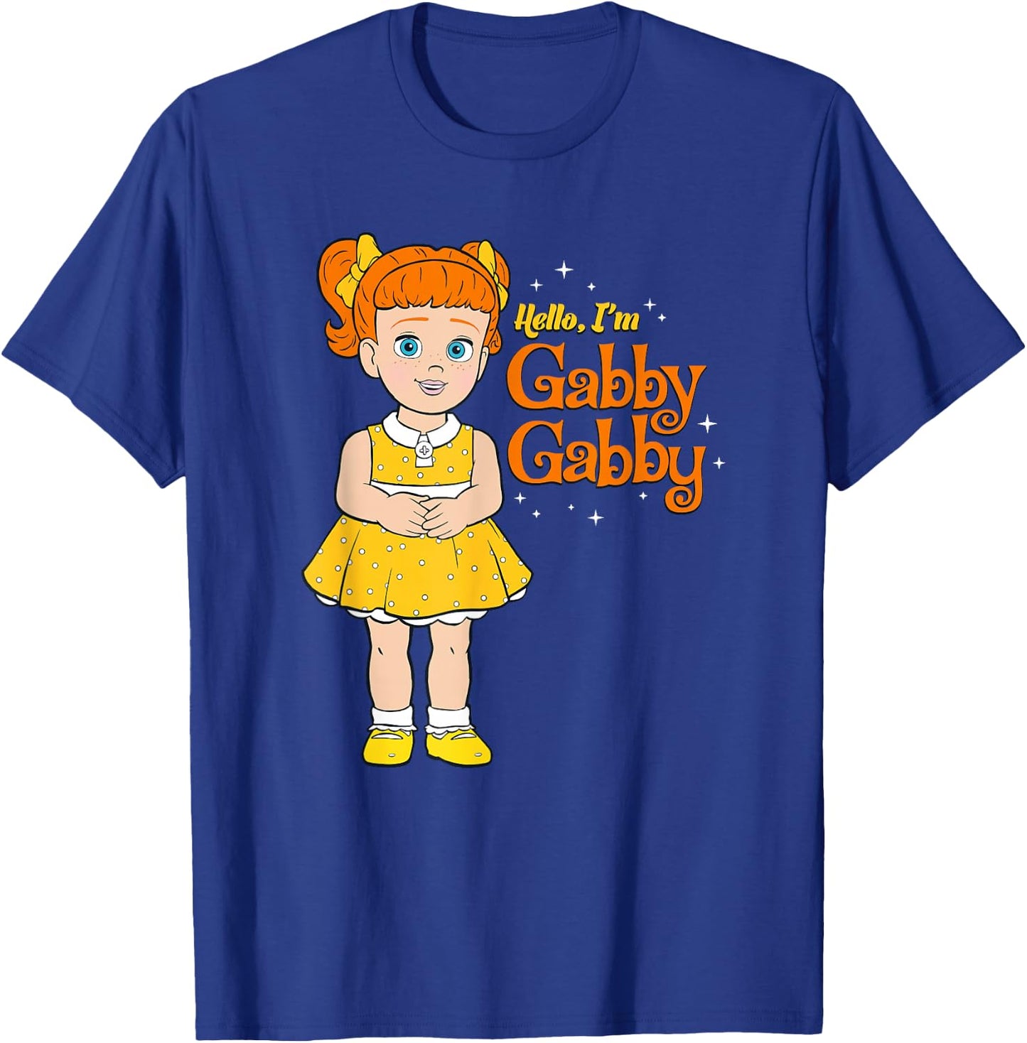 Disney Pixar Toy Story 4 Hello I'm Gabby Gabby T-Shirt - T-Shirt | Royal
