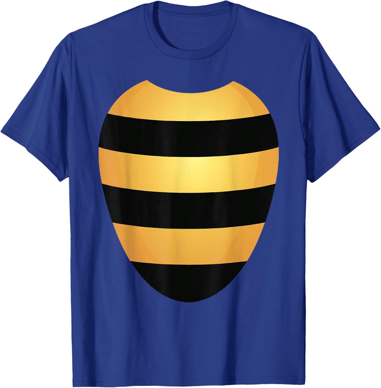 Bee Halloween Costume Shirt Yellow Stripes on Black T-Shirt - T-Shirt | Royal