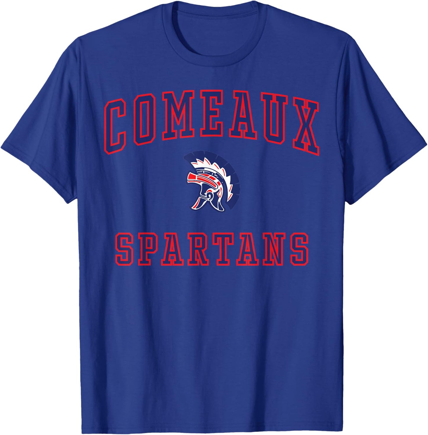 Comeaux High School Spartans C1 T-Shirt - T-Shirt | Royal