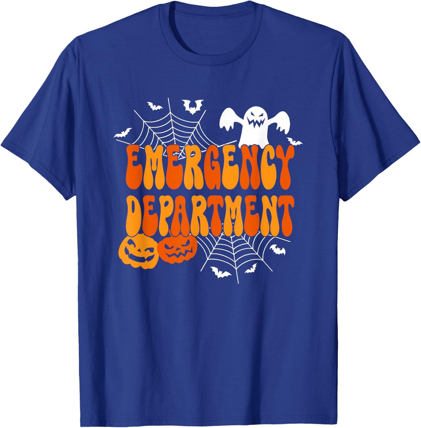 Funny Halloween Emergency Department Emergency Room Nurse T-Shirt - T-Shirt | Royal