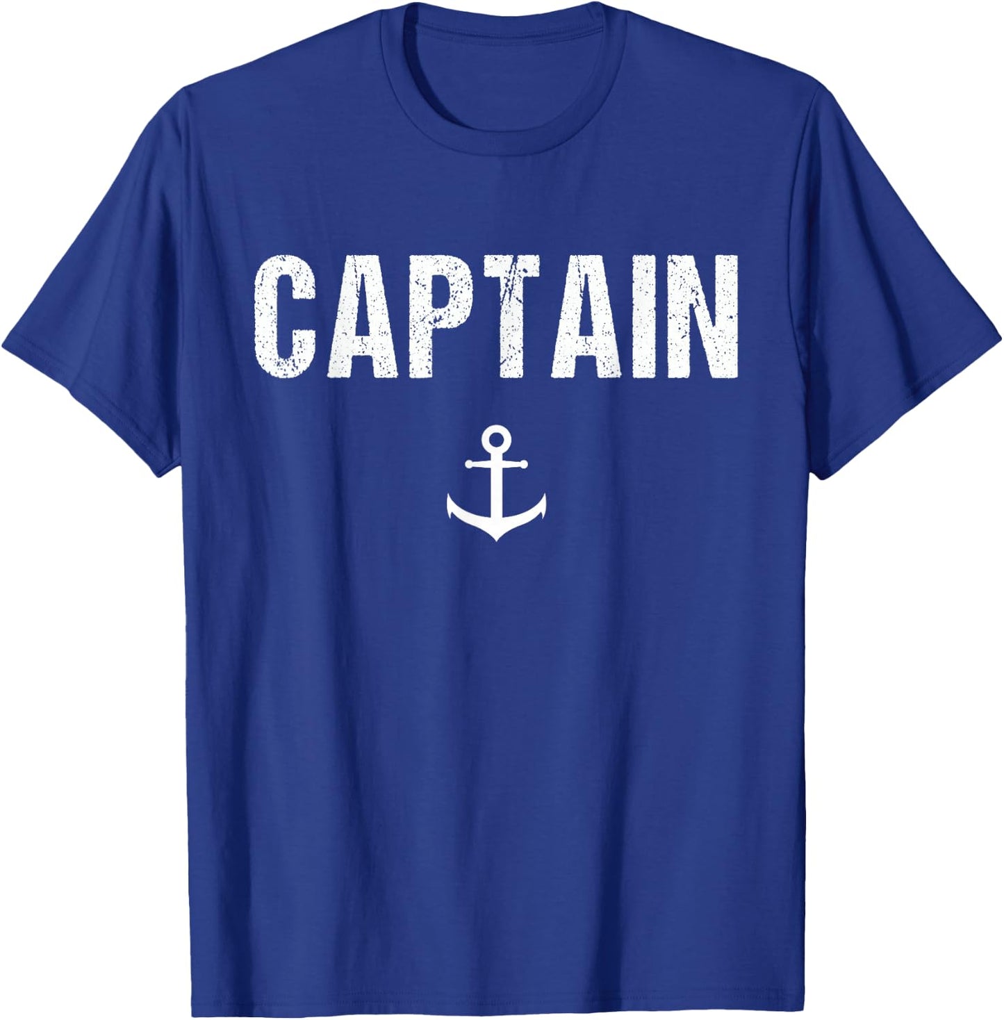 Captain | Boat Owner Novelty Gift T-Shirt - T-Shirt | Royal
