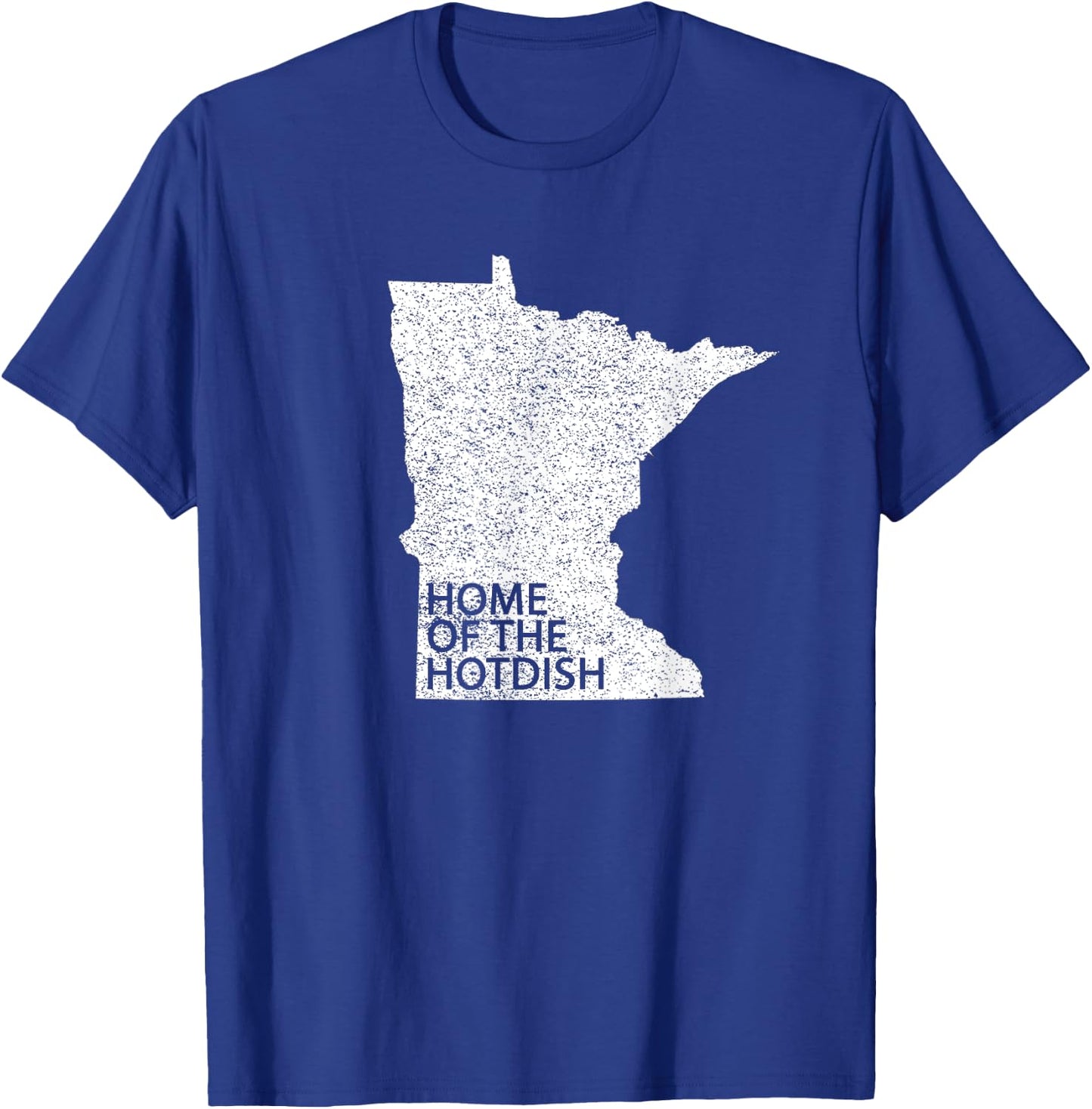 Distressed Funny Minnesota | Minnesota Hotdish T T-Shirt - T-Shirt | Royal