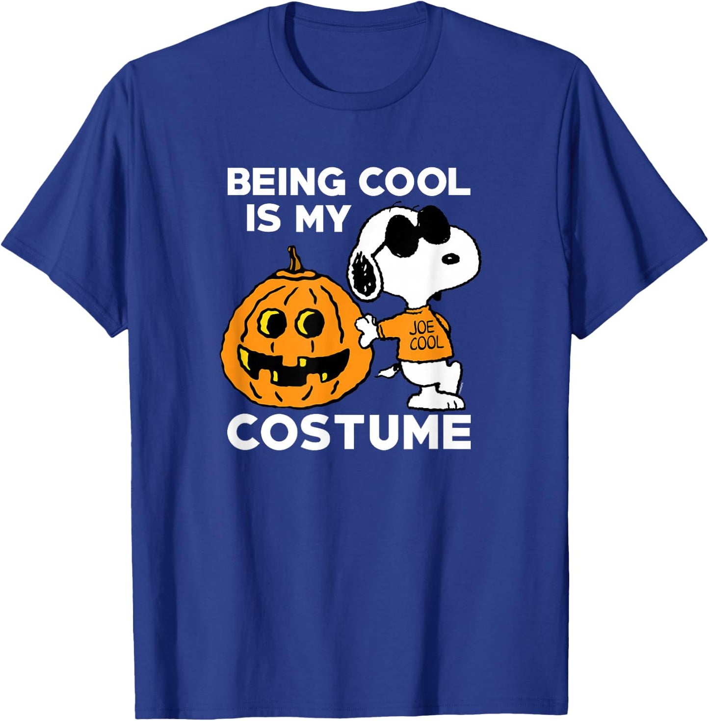 Peanuts Snoopy Cool Halloween Costume T-Shirt - T-Shirt | Royal