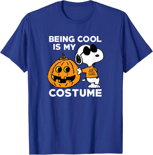 Peanuts Snoopy Cool Halloween Costume T-Shirt - T-Shirt | Royal
