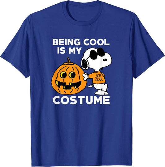 Peanuts Snoopy Cool Halloween Costume T-Shirt - T-Shirt | Royal
