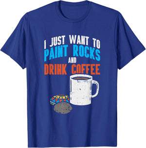 Rock Painting Adults Design for a Rock Painter T-Shirt - T-Shirt | Royal