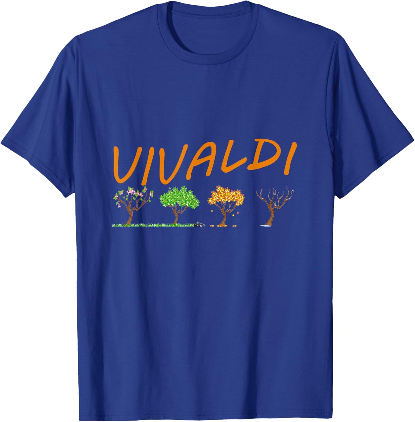 Vivaldi Four Seasons Classic Musical Gift T-Shirt - T-Shirt | Royal