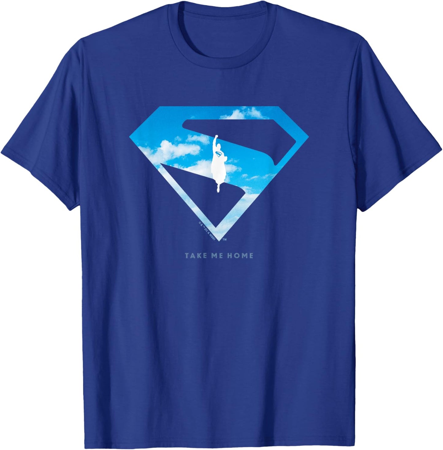 Superman (2025 Movie) Cloud Shield T-Shirt - T-Shirt | Royal