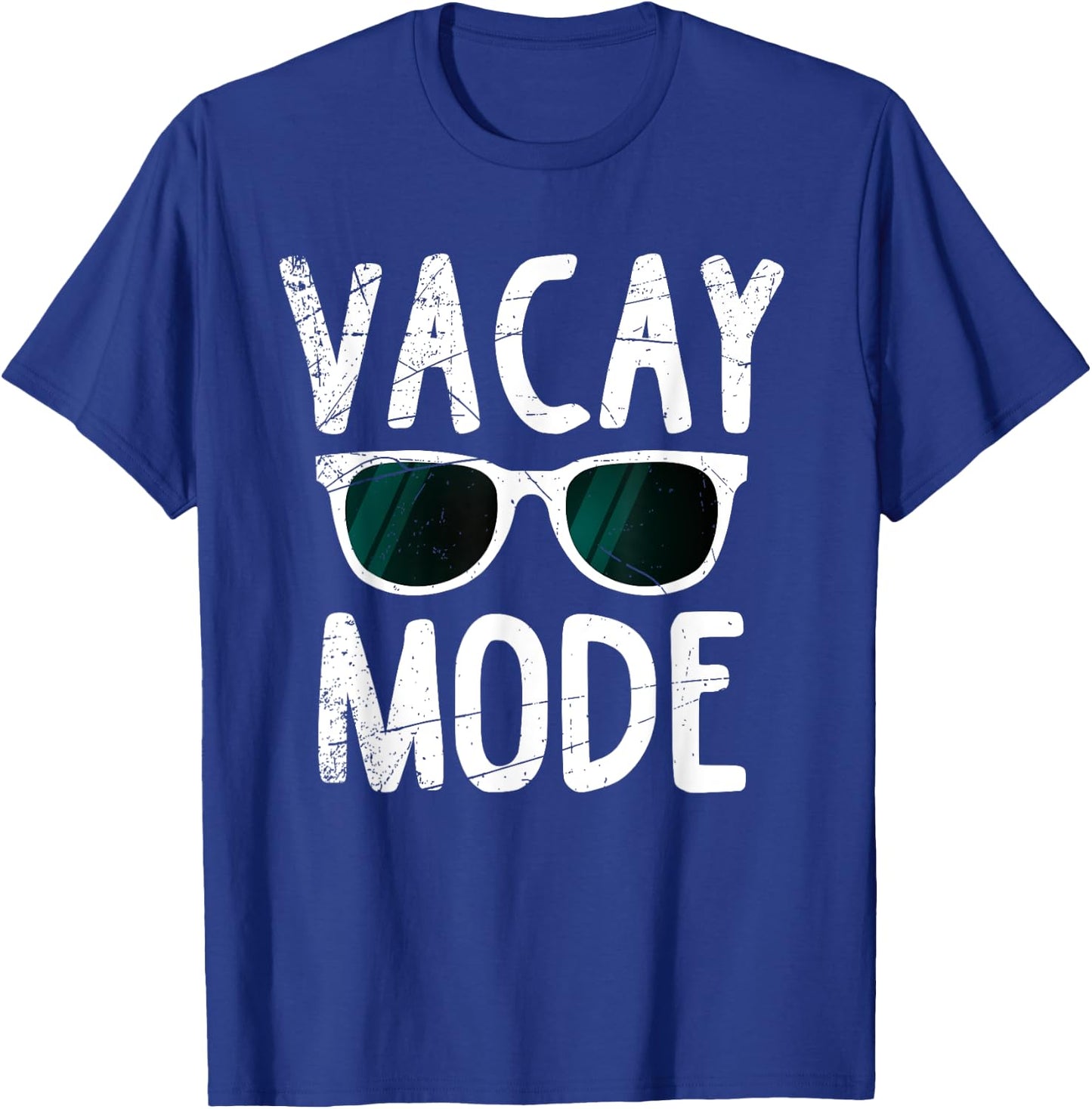 Vacay Mode Funny Family Vacation Beach Holiday Travel Gift Men Women Girls Kids T-Shirt - T-Shirt | Royal