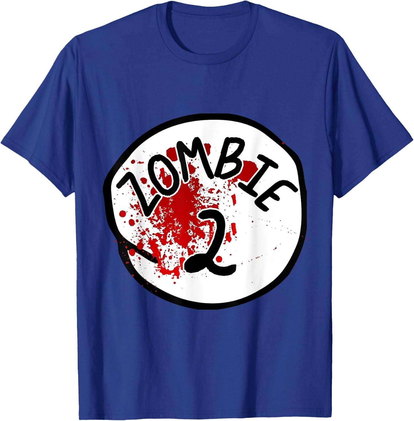 Couples Zombie 2 Halloween Costume T-Shirt - T-Shirt | Royal