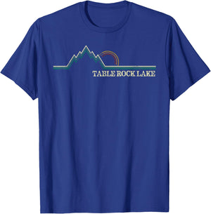 Table Rock Lake Missouri Ozarks Retro Vacation Shirt T-Shirt - T-Shirt | Royal