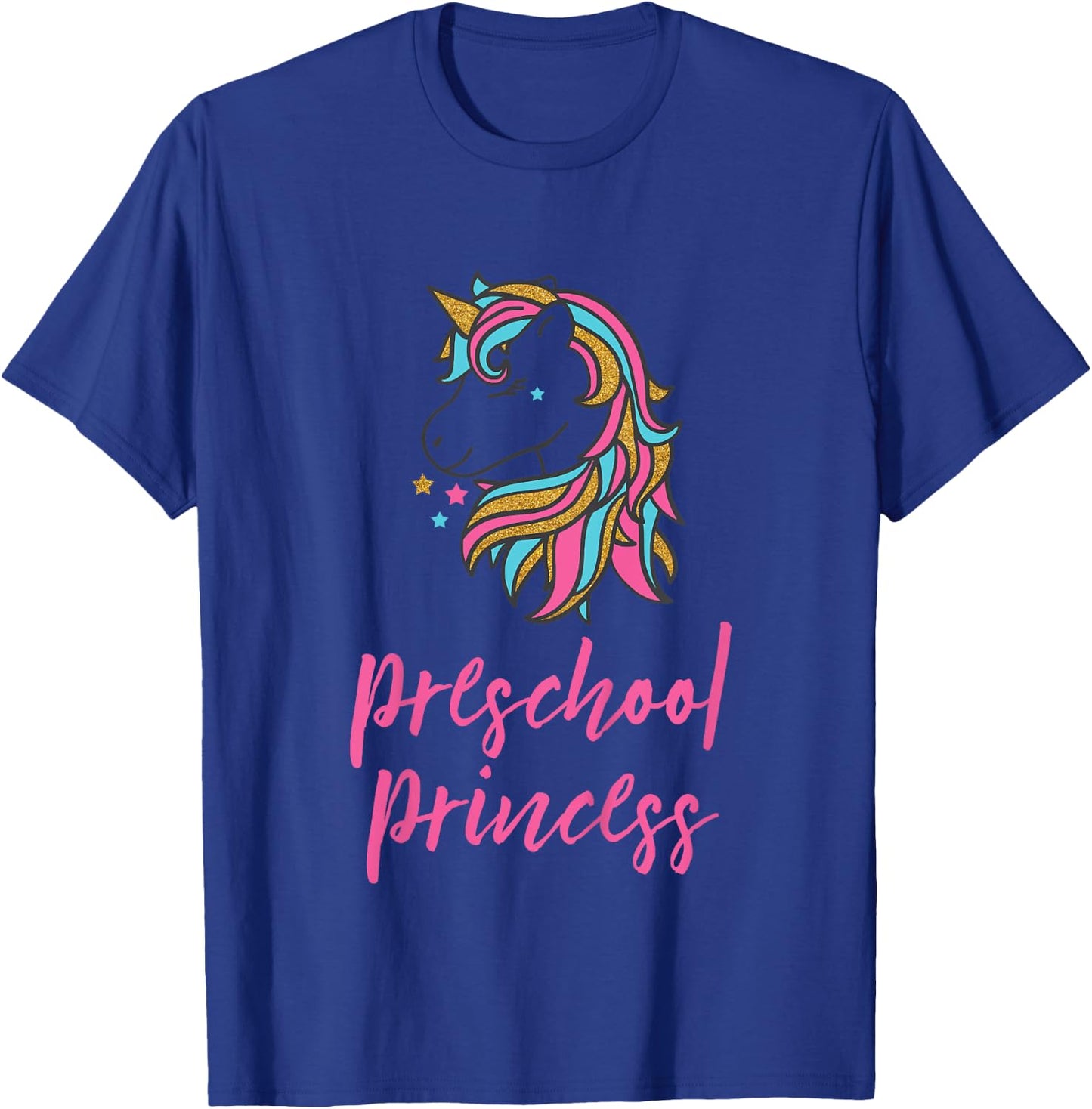 Kids Preschool Princess Unicorn Shirt for Girls, School Shirt T-Shirt - T-Shirt | Royal