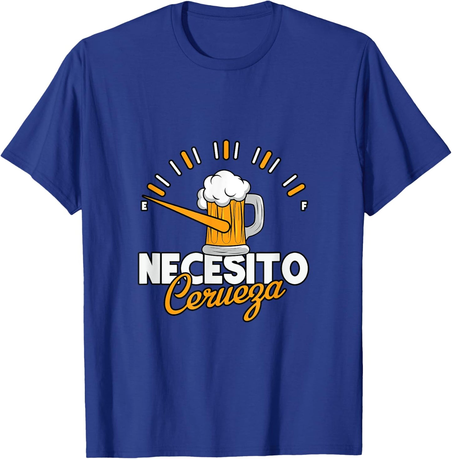 Humorous Necesito Cerveza Beer Lovers T-Shirt - T-Shirt | Royal
