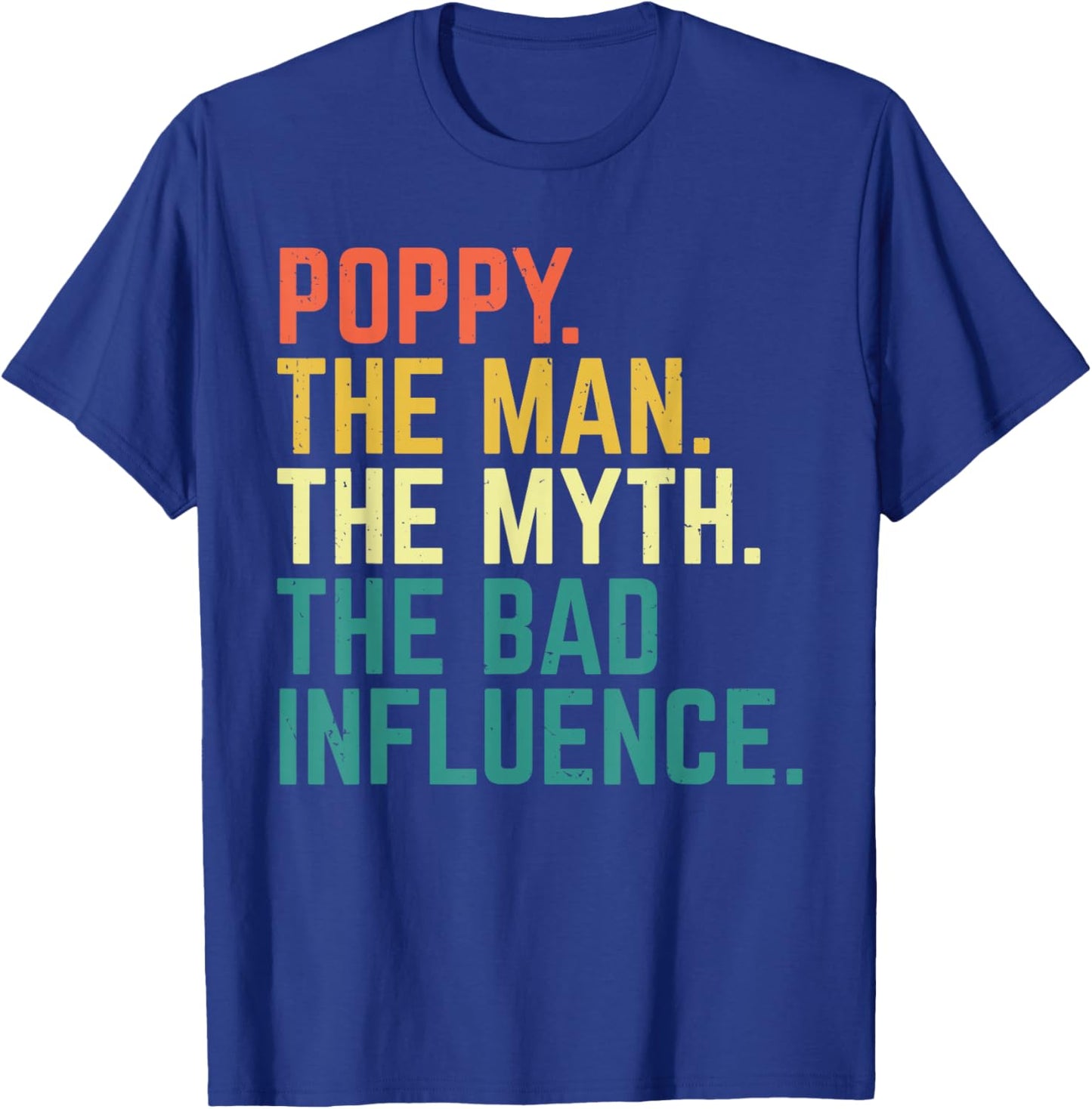 Best Poppy Design for Grandpa Grandfather Grandpa Men Poppy T-Shirt - T-Shirt | Royal