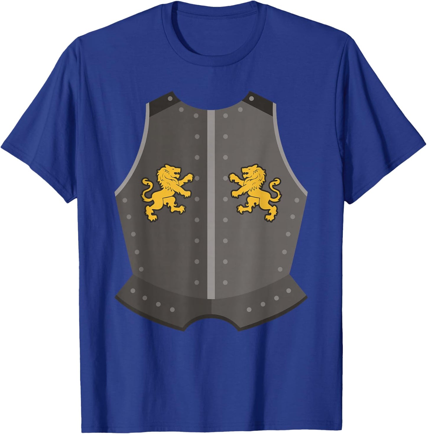 Medieval Knight Costume Funny Halloween Armor Shirt T-Shirt - T-Shirt | Royal