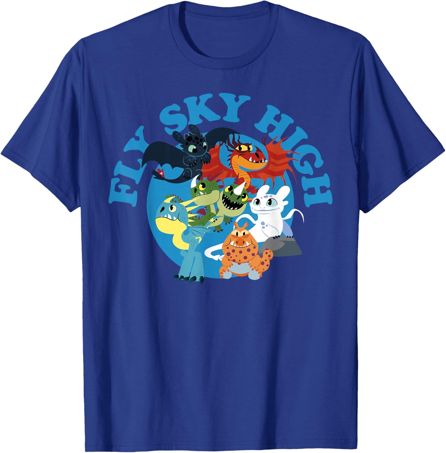 How to Train Your Dragon 3 Hidden World Sky High T-Shirt - T-Shirt | Royal
