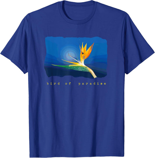Bird of Paradise Tropical Flower Shirt T-Shirt - T-Shirt | Royal