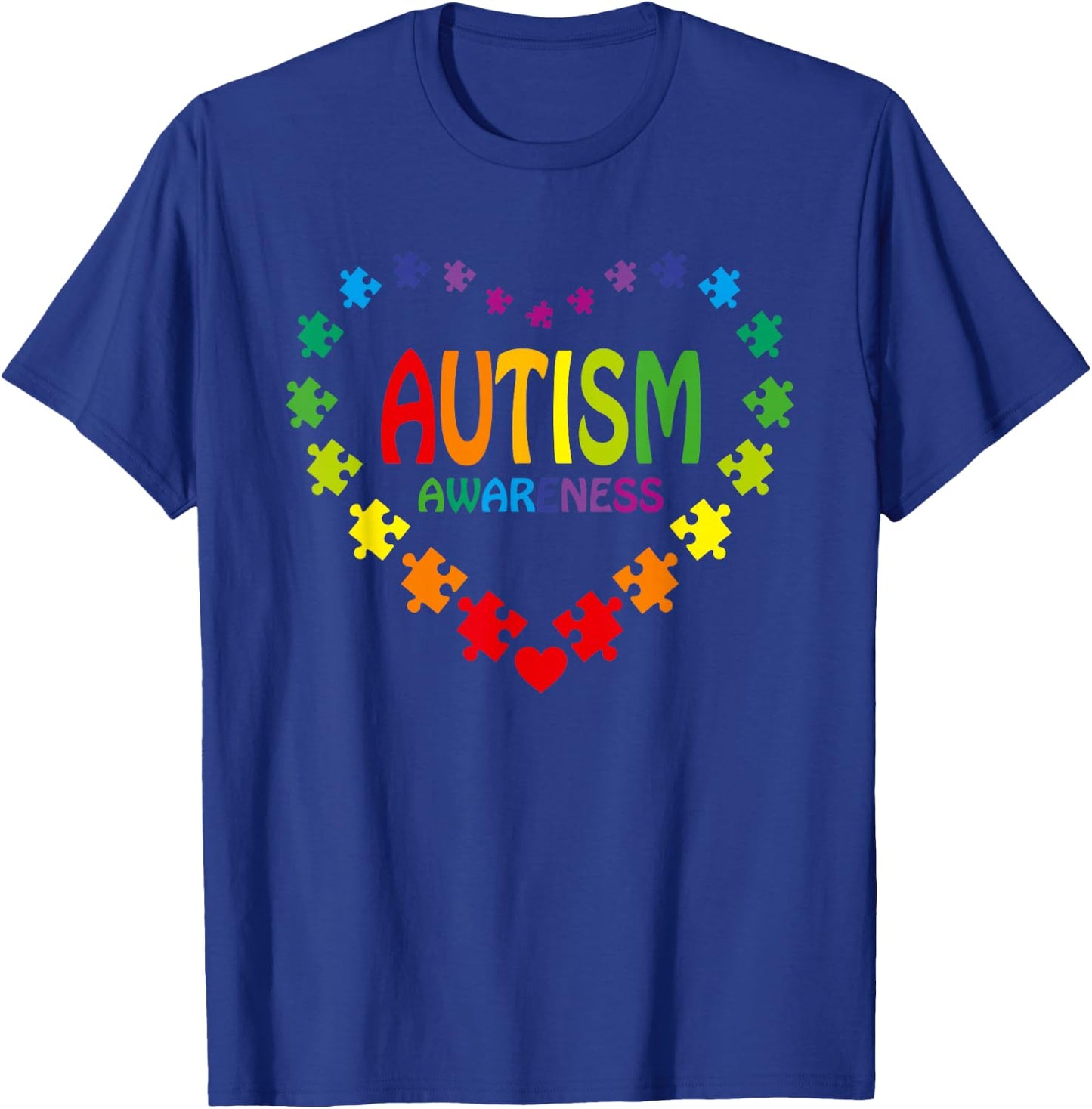 World Autism Awareness 2 April 2026 Autism Cute Autistic T-Shirt - T-Shirt | Royal