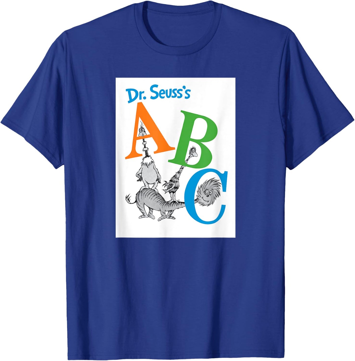 Dr. Seuss ABC Book Cover T-Shirt - T-Shirt | Royal