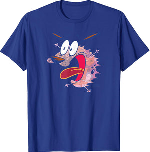 Courage The Cowardly Dog Evil Inside Small T-Shirt - T-Shirt | Royal