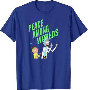 Rick and Morty Peace Among Worlds - Portal T-Shirt - T-Shirt | Royal