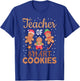 Christmas Teacher Cute Gingerbread Cookies Women Kids T-Shirt - T-Shirt | Royal