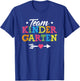 Team Kindergarten Shirt Teacher Student Kids Back To School T-Shirt - T-Shirt | Royal