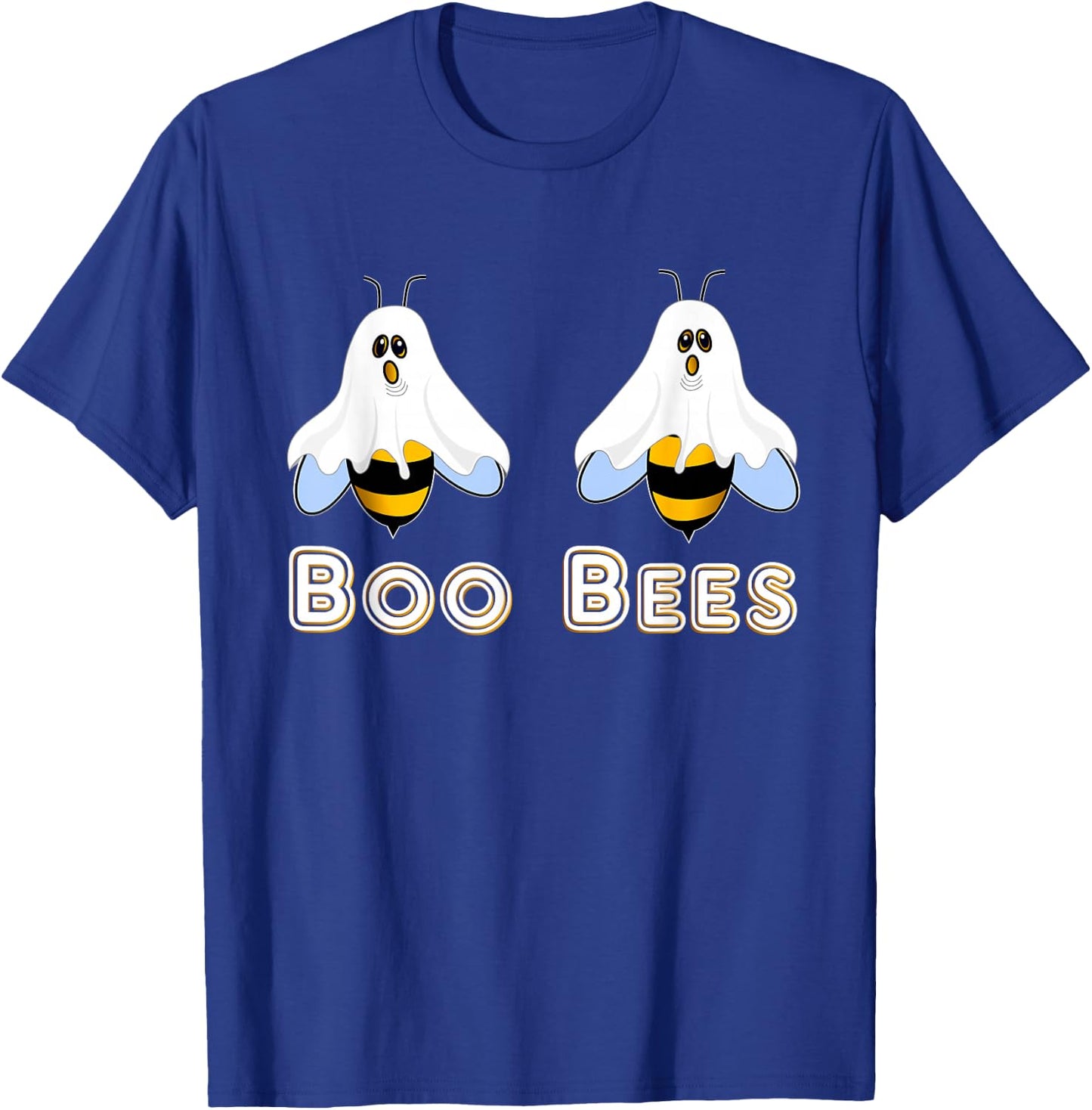 Funny Halloween Shirt Boo Bees T Shirt Gift T-Shirt - T-Shirt | Royal