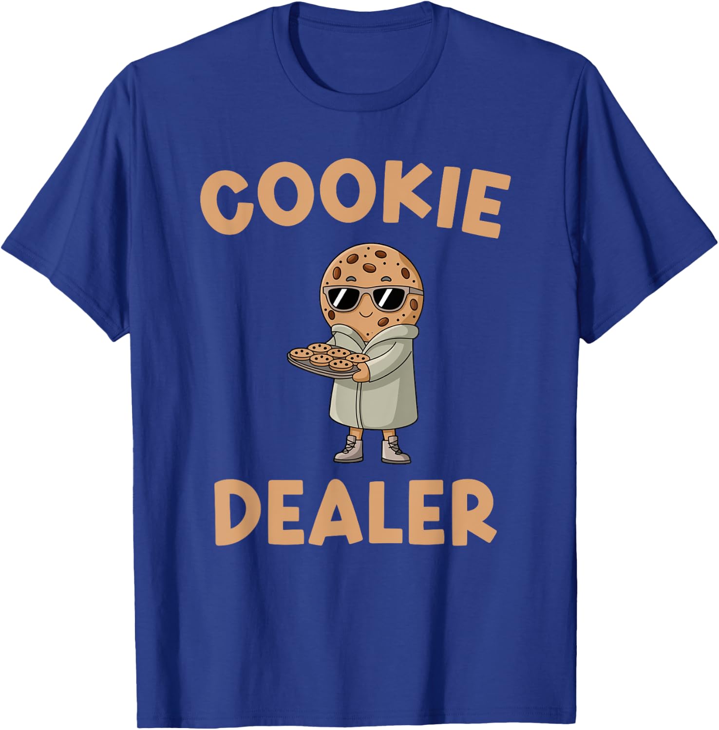Cookie Dealer Love Baker Seller Crew National Cookie Day T-Shirt - T-Shirt | Royal