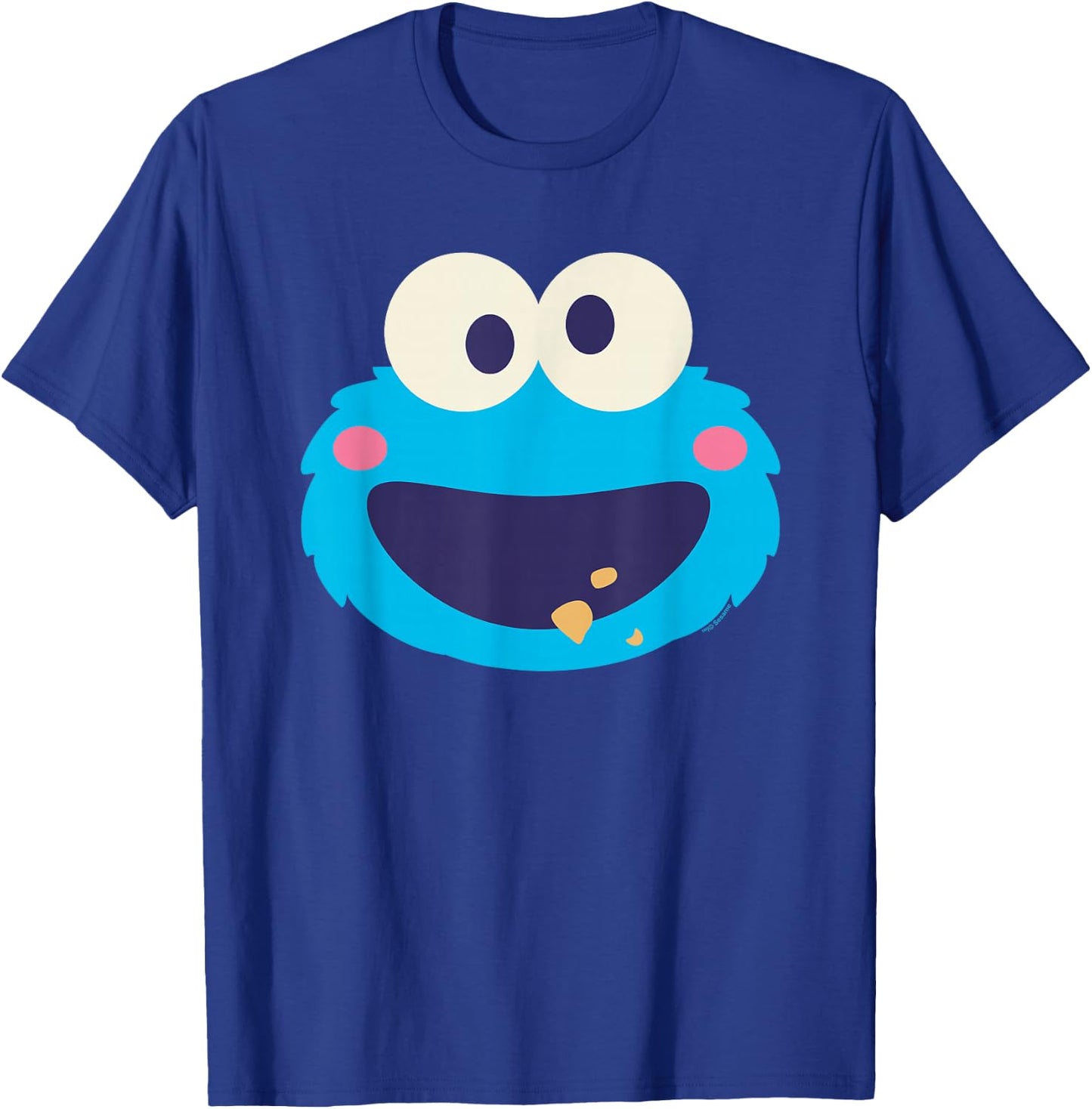 Sesame Street Cookie Monster Kawaii Face Halloween Costume T-Shirt - T-Shirt | Royal