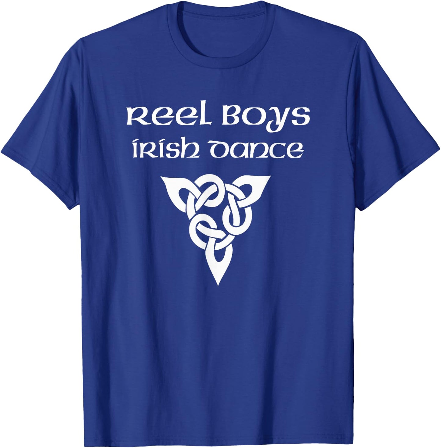Reel Boys Irish Dance Tri Celtic Knot Boy Irish Dancer Gift T-Shirt - T-Shirt | Royal