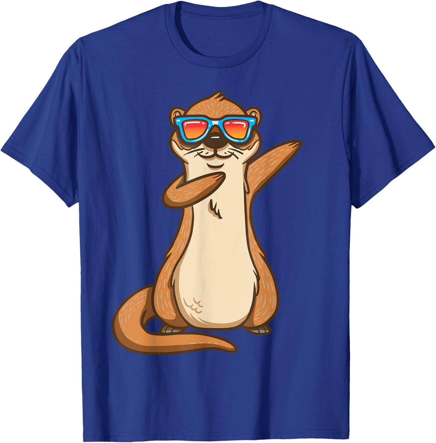 Dabbing Sea Otter Party Animal Kindergarten Kids Shirt T-Shirt - T-Shirt | Royal