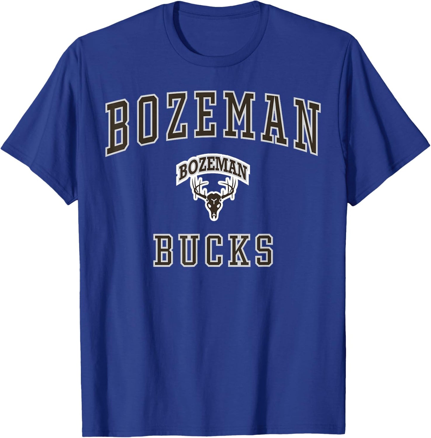Bozeman High School Bucks C1 T-Shirt - T-Shirt | Royal