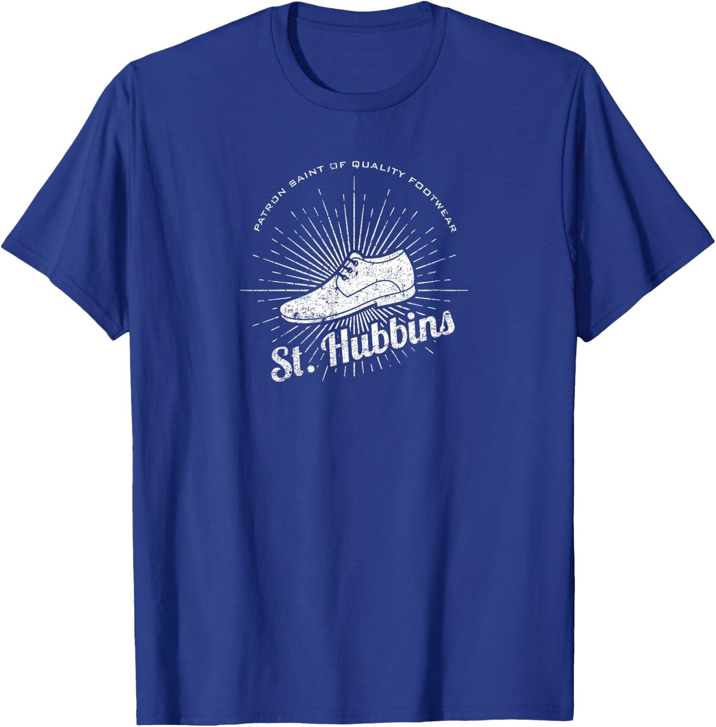 Saint Hubbins Footwear and Shoe T-Shirt - T-Shirt | Royal
